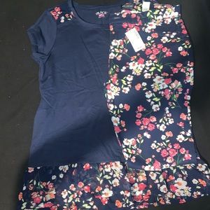 Children’s Place Navy Blue Floral Set